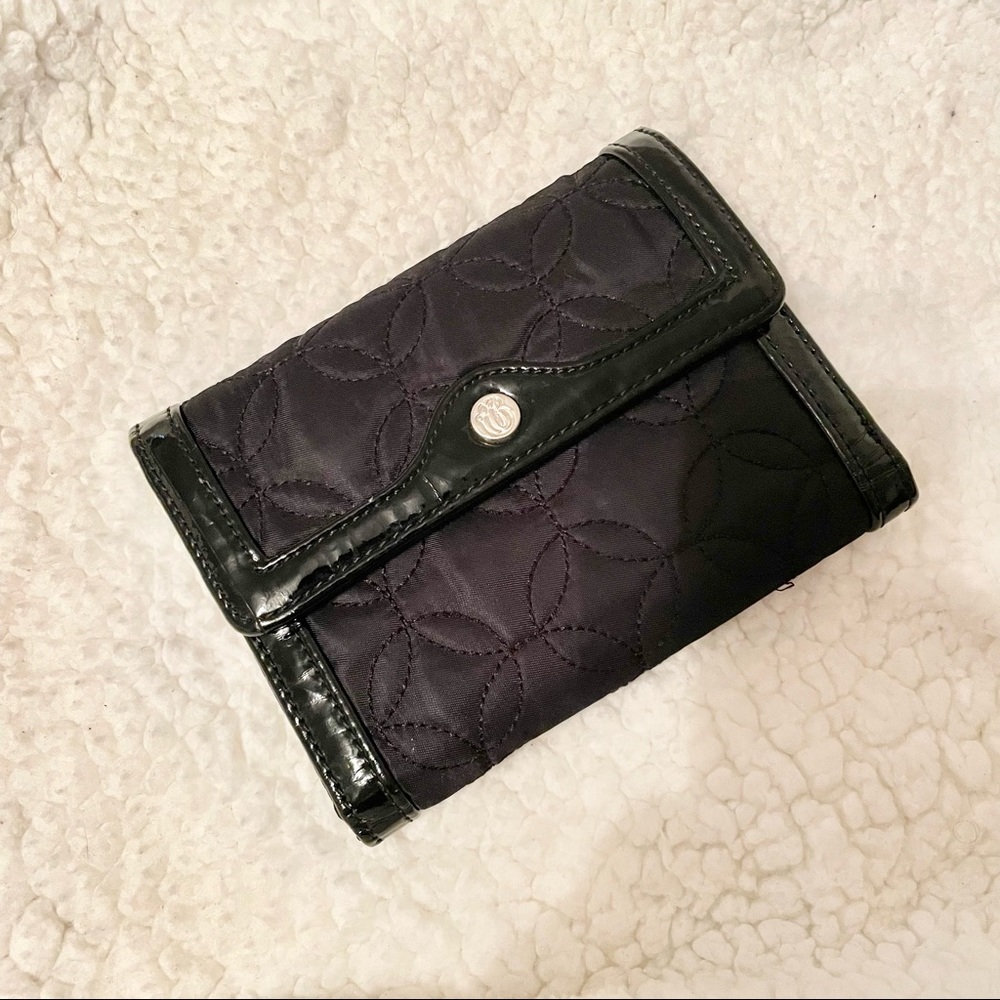Vera Bradley Patent Leather Quilted  Wallet